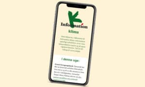 Dagbladet Information sælges nu i skiver til dem, der er særligt interesserede i klimajournalistik og som ikke ønsker hele avisen