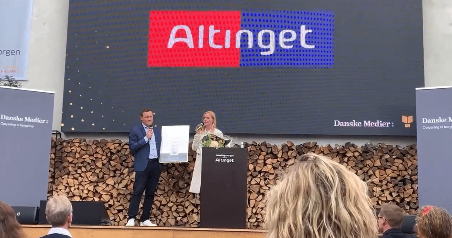 Altinget, Videnskab.dk og Danwatch vinder Anders Bording-priserne 2021